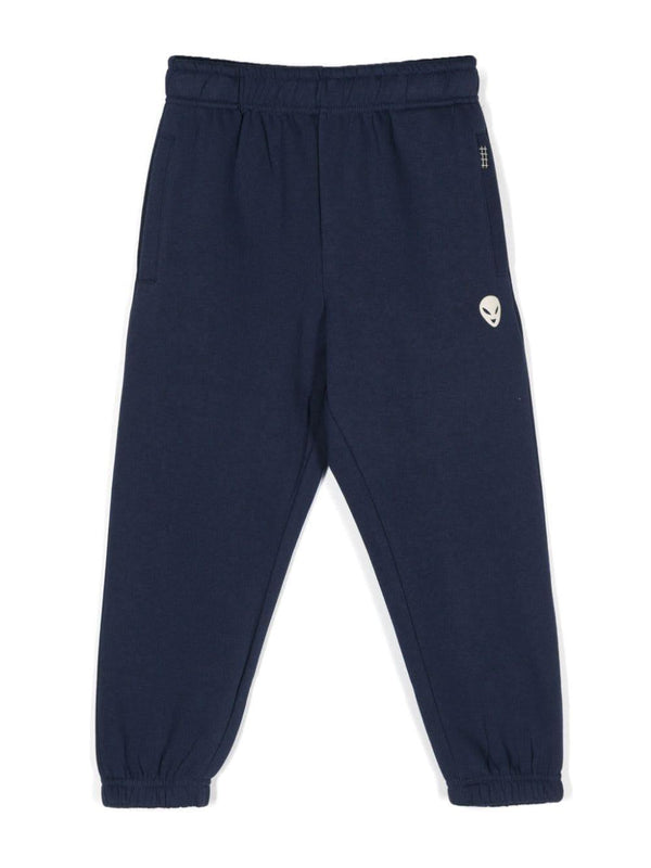 Pantaloni sportivi Adan per bambino Molo blu con trama jersey – Accessorio premium elegante