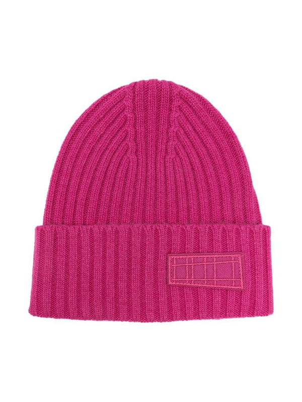 Berretto Karli per bambina Molo fucsia con lavorazione a coste – Accessorio premium elegante