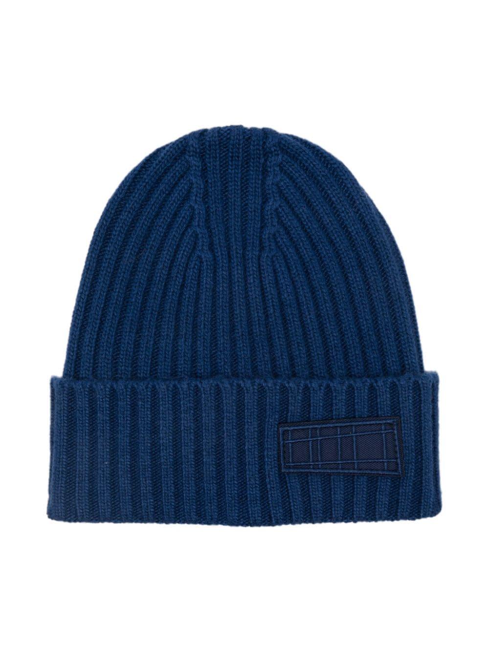 Berretto Karli per bambino Molo blu con design senza fodera – Accessorio premium elegante