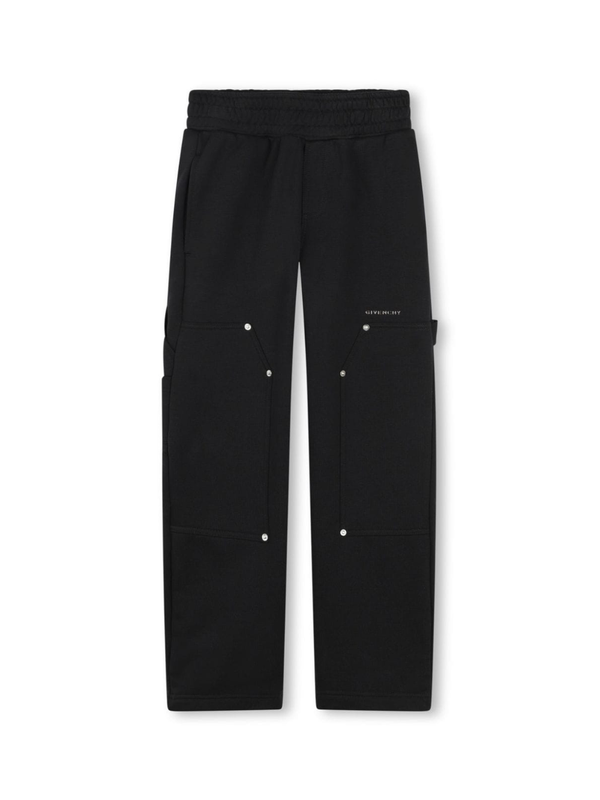 Pantaloni sportivi per bambino Givenchy Kids nero con vita media – Accessorio premium elegante