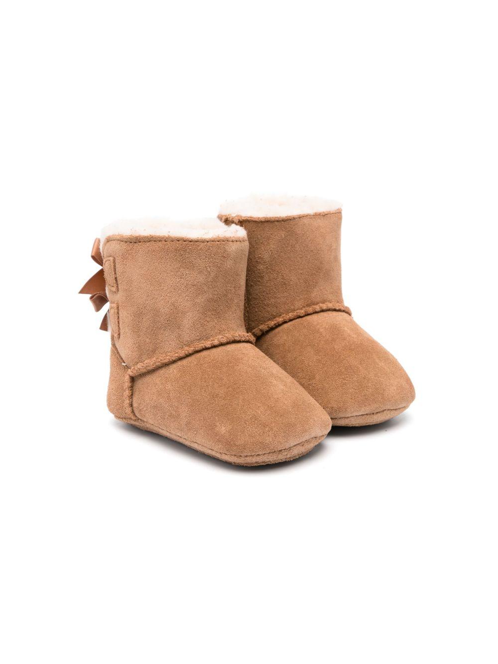 Stivaletti per neonata UGG Kids beige Bailey Bow – Accessorio premium elegante