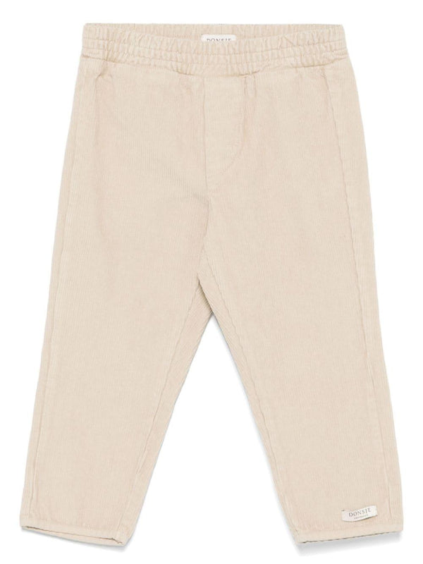 Pantaloni a disco per neonata Donsje beige con elastico in vita – Accessorio premium elegante