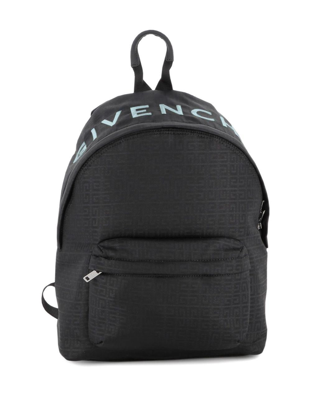 Zaino per bambini Givenchy Kids nero con logo ricamato – Accessorio premium elegante