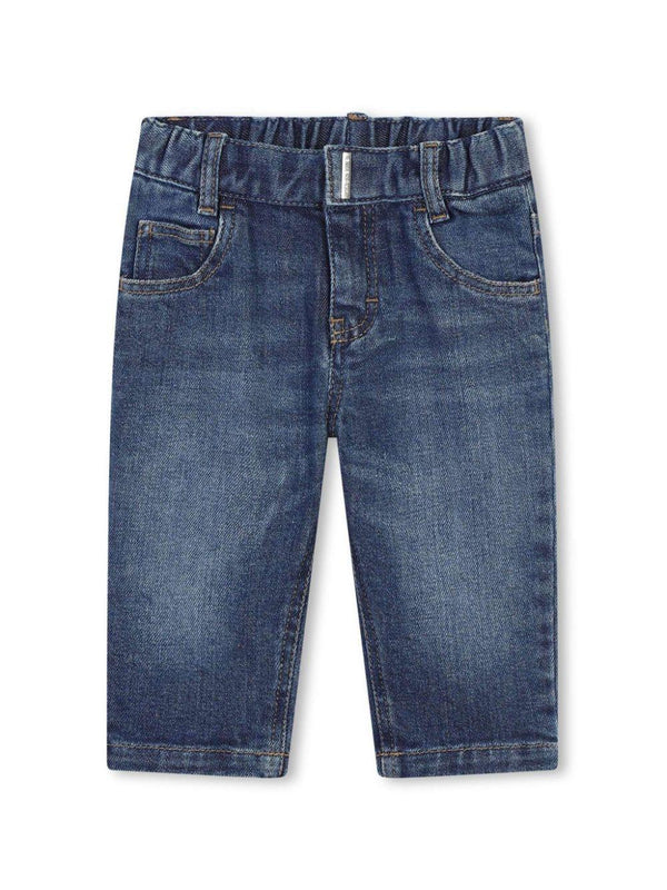 Jeans per neonati Givenchy Kids in denim con motivo 4G – Accessorio premium elegante