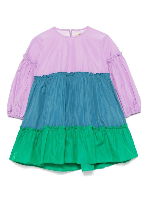 Abito per bambina Stella McCartney Kids multicolore con design color-block – Accessorio premium elegante