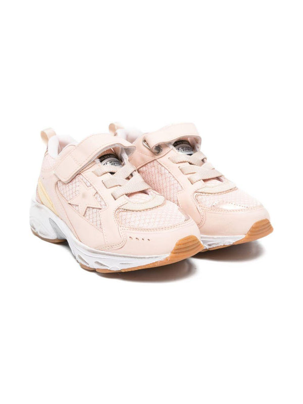 Sneakers per bambina Golden Goose Kids rosa con decorazione a stella