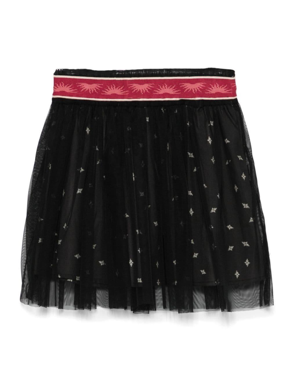 Minigonna per bambina Scotch & Soda nero con design a strati – Accessorio premium elegante