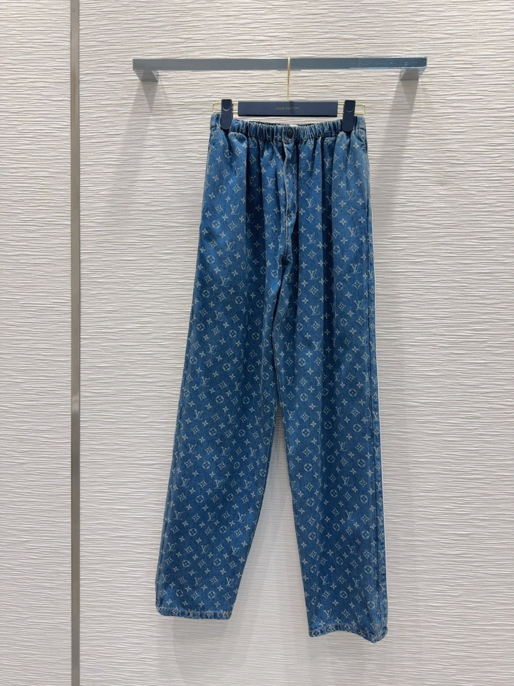 LV 25 Both Muscular Soft Denim Pants Blue Cotton – Accessorio premium elegante