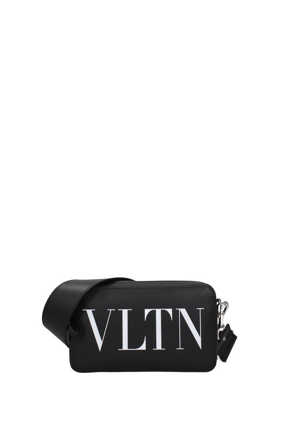 Borse a Tracolla vltn Pelle Nero Bianco – Accessorio premium elegante