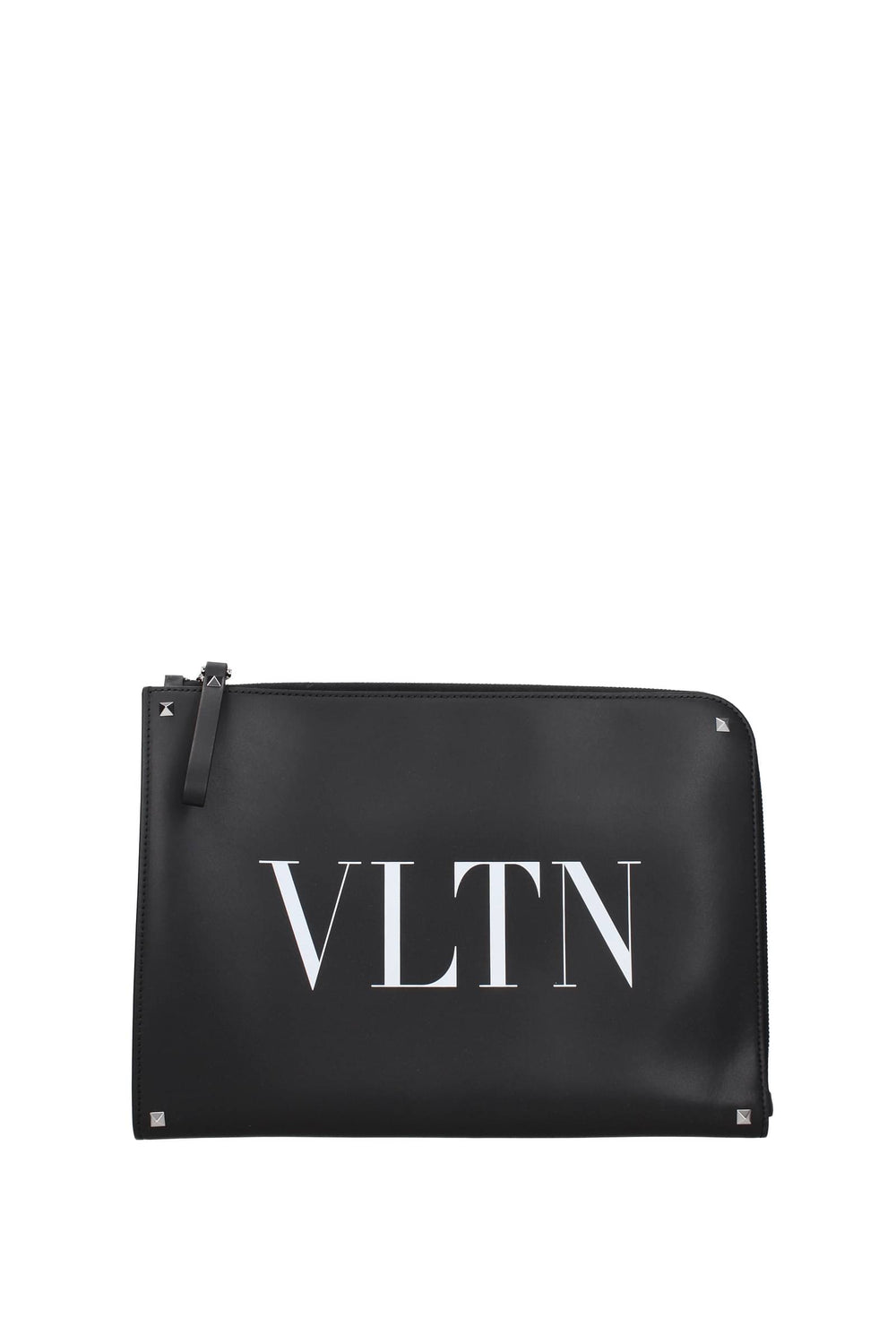 Pochette vltn Pelle Nero Bianco – Accessorio premium elegante