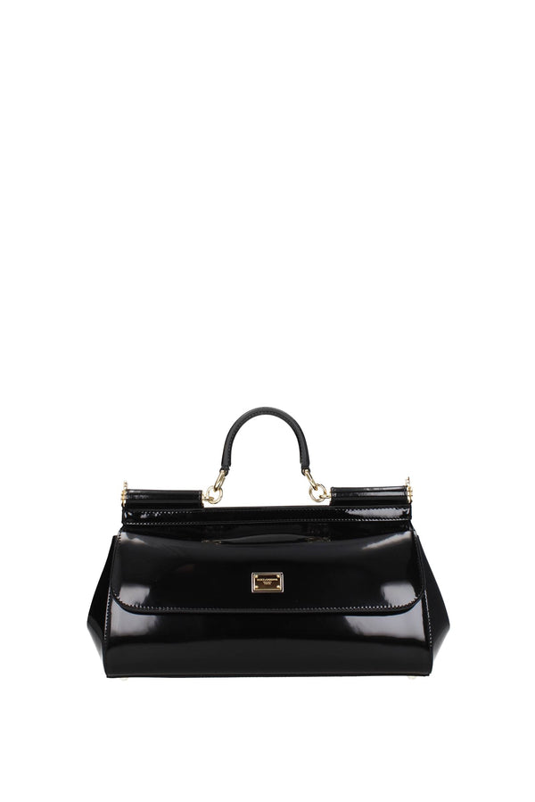 Dolce&Gabbana Borse a Mano sicily Pelle Nero – Accessorio premium elegante