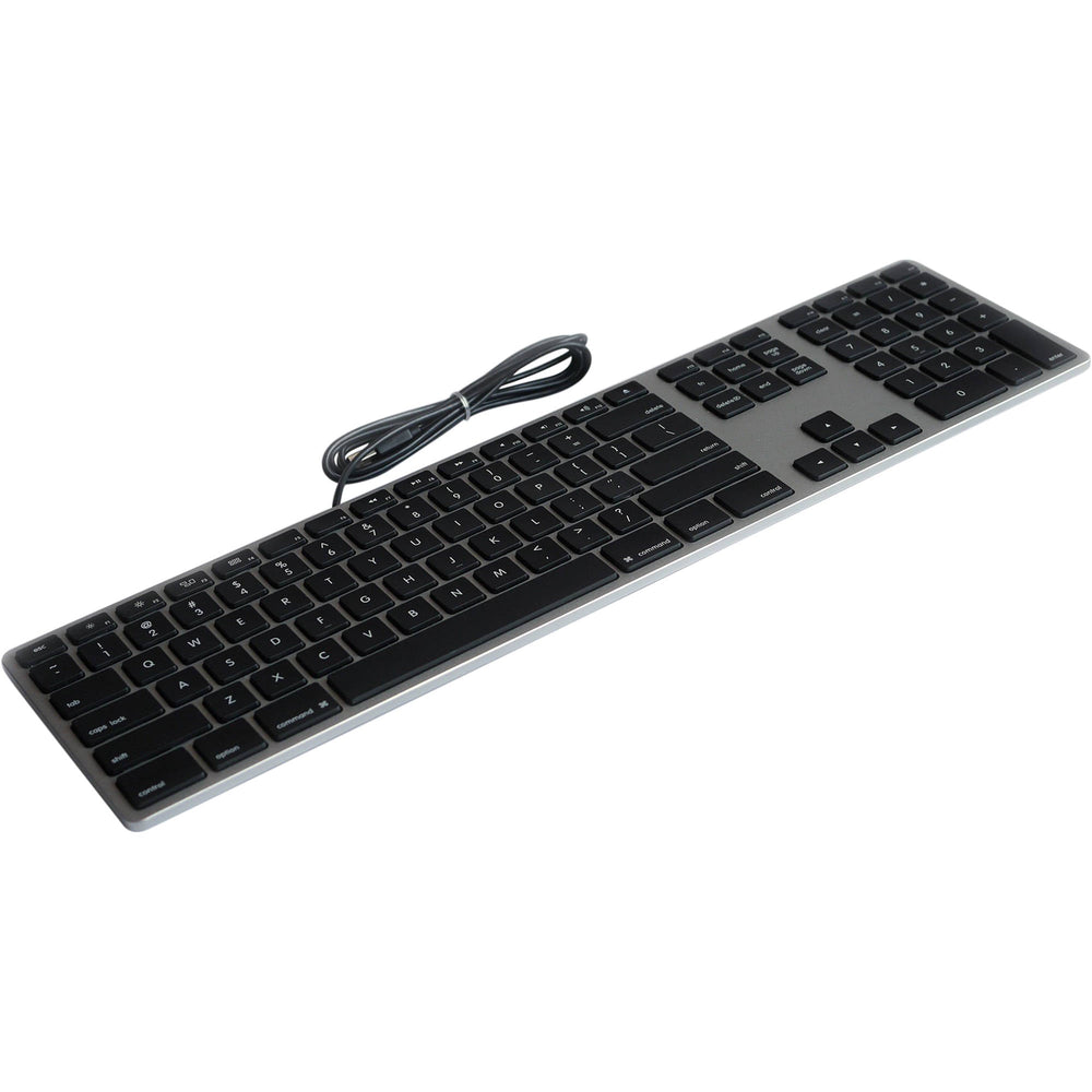 Matias Wired Aluminum Keyboard for Mac - Space Gray – Accessorio premium elegante