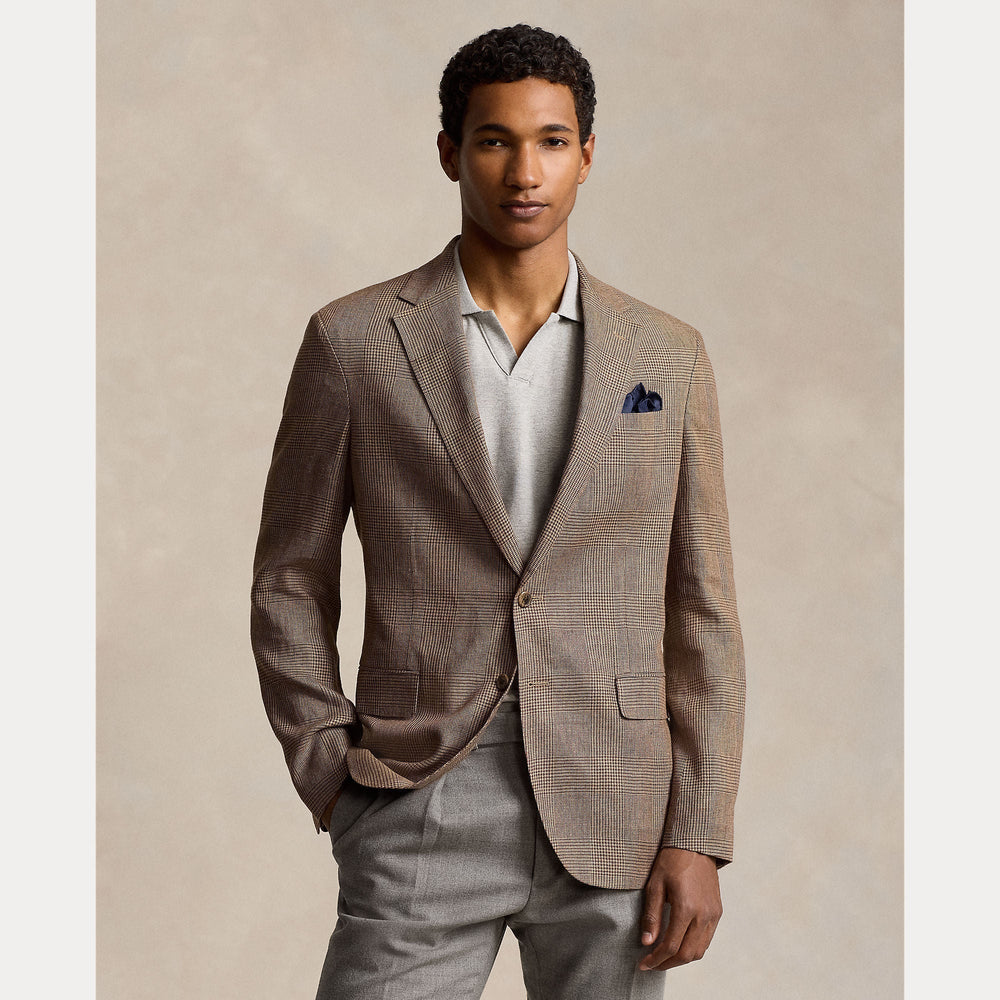 POLO SOFT MODERN GLEN PLAID SUIT JACKET – Accessorio premium elegante