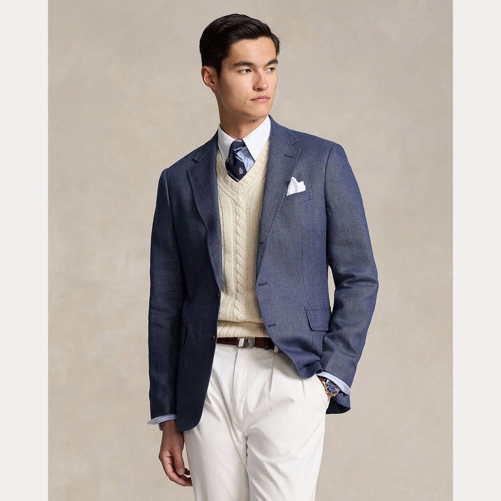 POLO SOFT MODERN TICK-WEAVE SUIT JACKET – Accessorio premium elegante