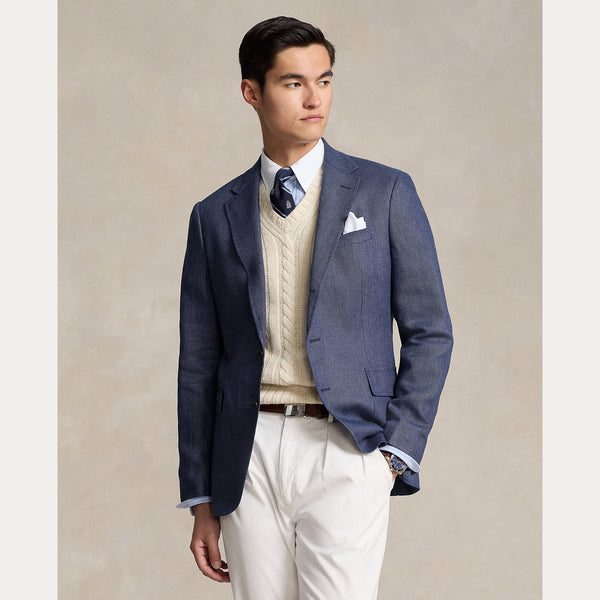 POLO SOFT MODERN TICK-WEAVE SUIT JACKET – Accessorio premium elegante