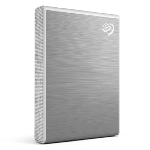 Seagate One Touch SSD External Hard Drive - 500GB - Silver (USB-C 3.1 only) – Accessorio premium elegante