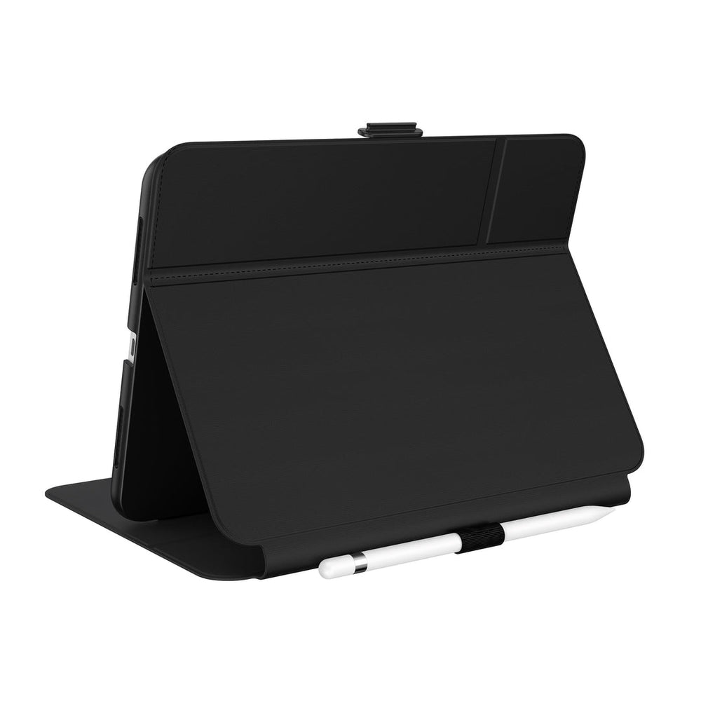Speck Balance Carrying Case (Folio Clear) for 10.9in iPad 10th Gen - Black/Black/White – Accessorio premium elegante