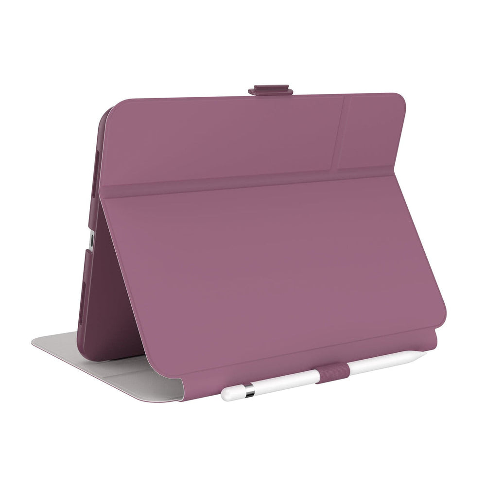 Speck Balance Carrying Case (Folio Clear) for 10.9in iPad 10th Gen - Plumberry/Crushed Purple/Pink – Accessorio premium elegante
