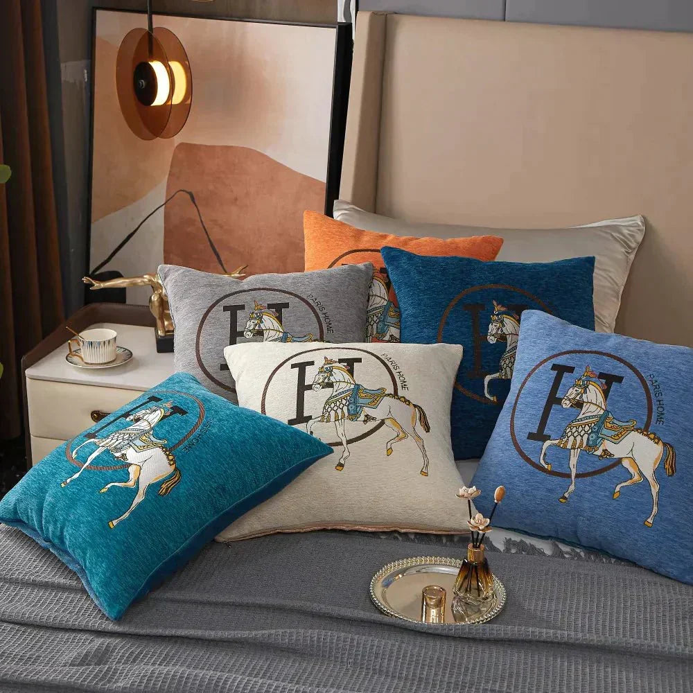 Il cavallo di cotone 45CM*45CM – Accessorio premium elegante