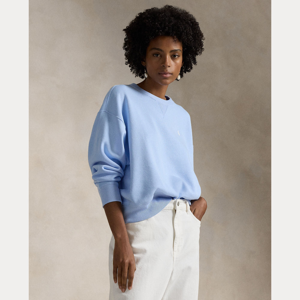 FLEECE CREWNECK PULLOVER – Accessorio premium elegante