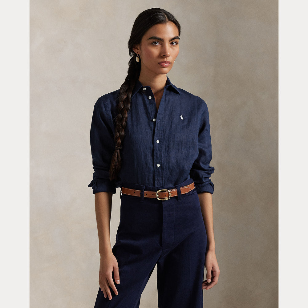 CLASSIC FIT LINEN SHIRT – Accessorio premium elegante