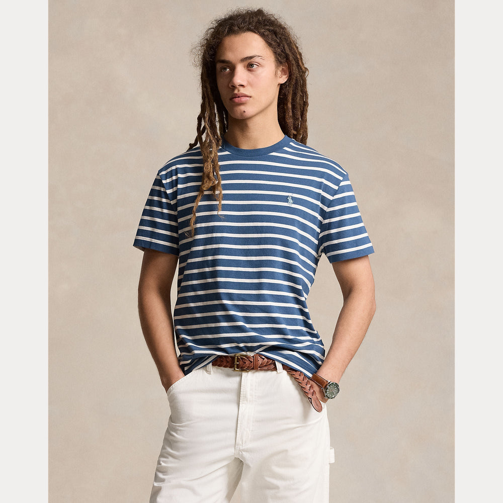 CLASSIC FIT STRIPED JERSEY T-SHIRT – Accessorio premium elegante