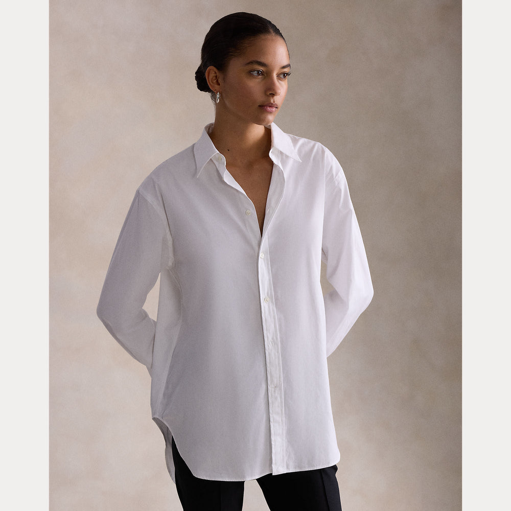 OVERSIZE FIT COTTON SHIRT – Accessorio premium elegante