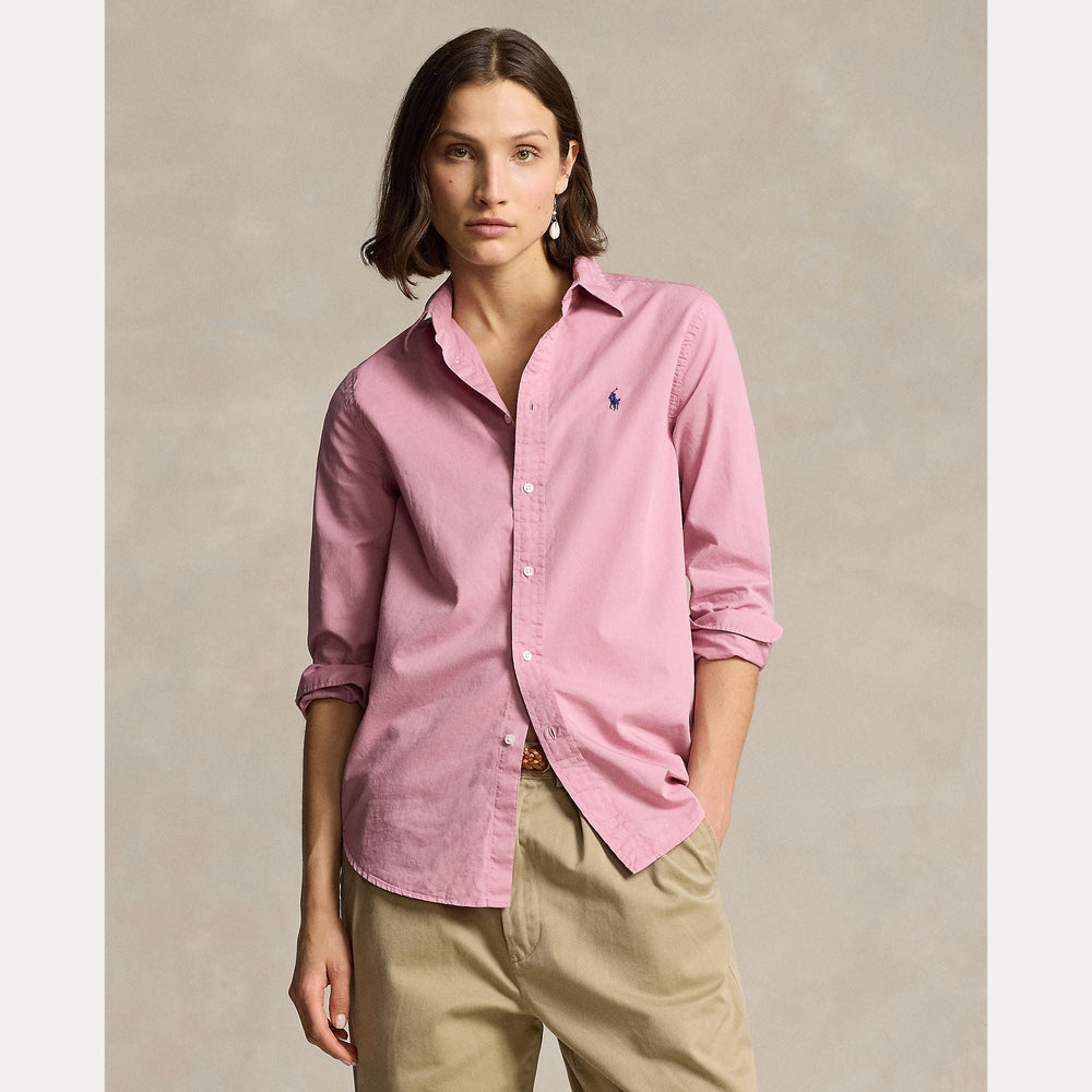 CLASSIC FIT COTTON TWILL SHIRT – Accessorio premium elegante