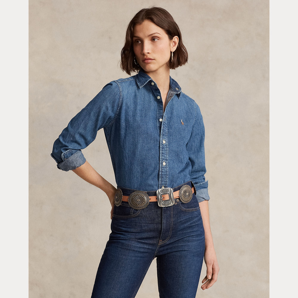 SLIM FIT DENIM SHIRT – Accessorio premium elegante