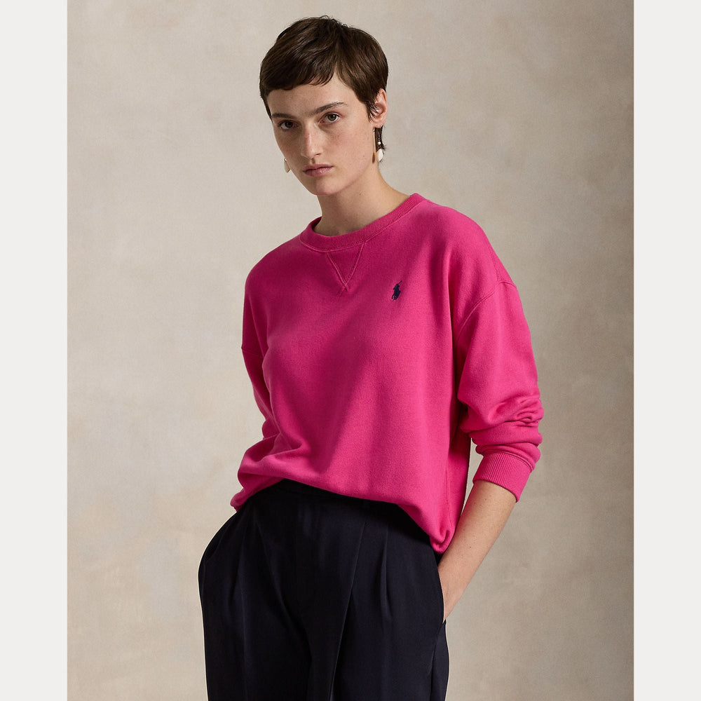 LIGHTWEIGHT FLEECE CREWNECK PULLOVER – Accessorio premium elegante
