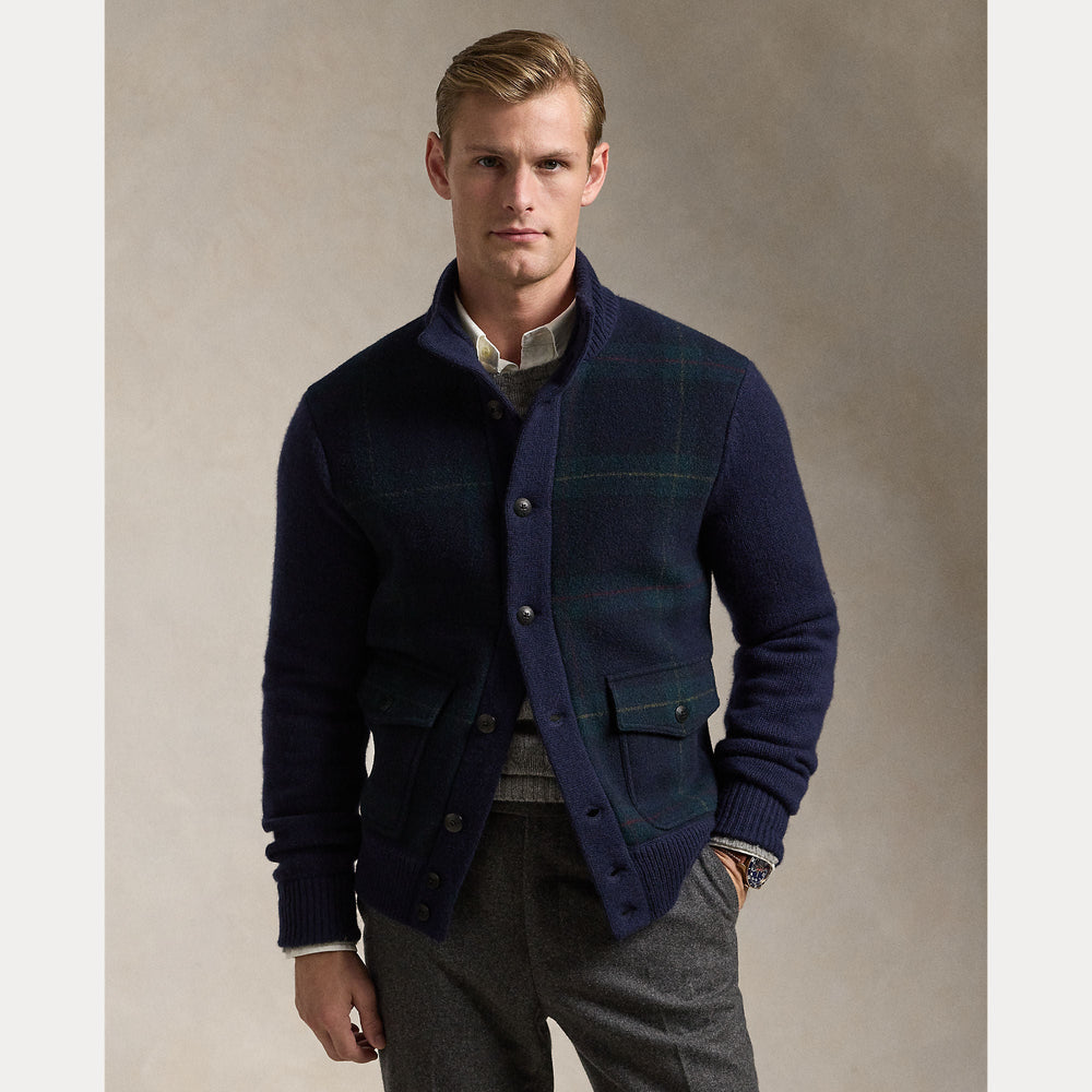 THE POLO TARTAN WOOL CARDIGAN – Accessorio premium elegante