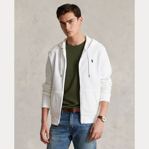 DOUBLE-KNIT FULL-ZIP HOODIE – Accessorio premium elegante