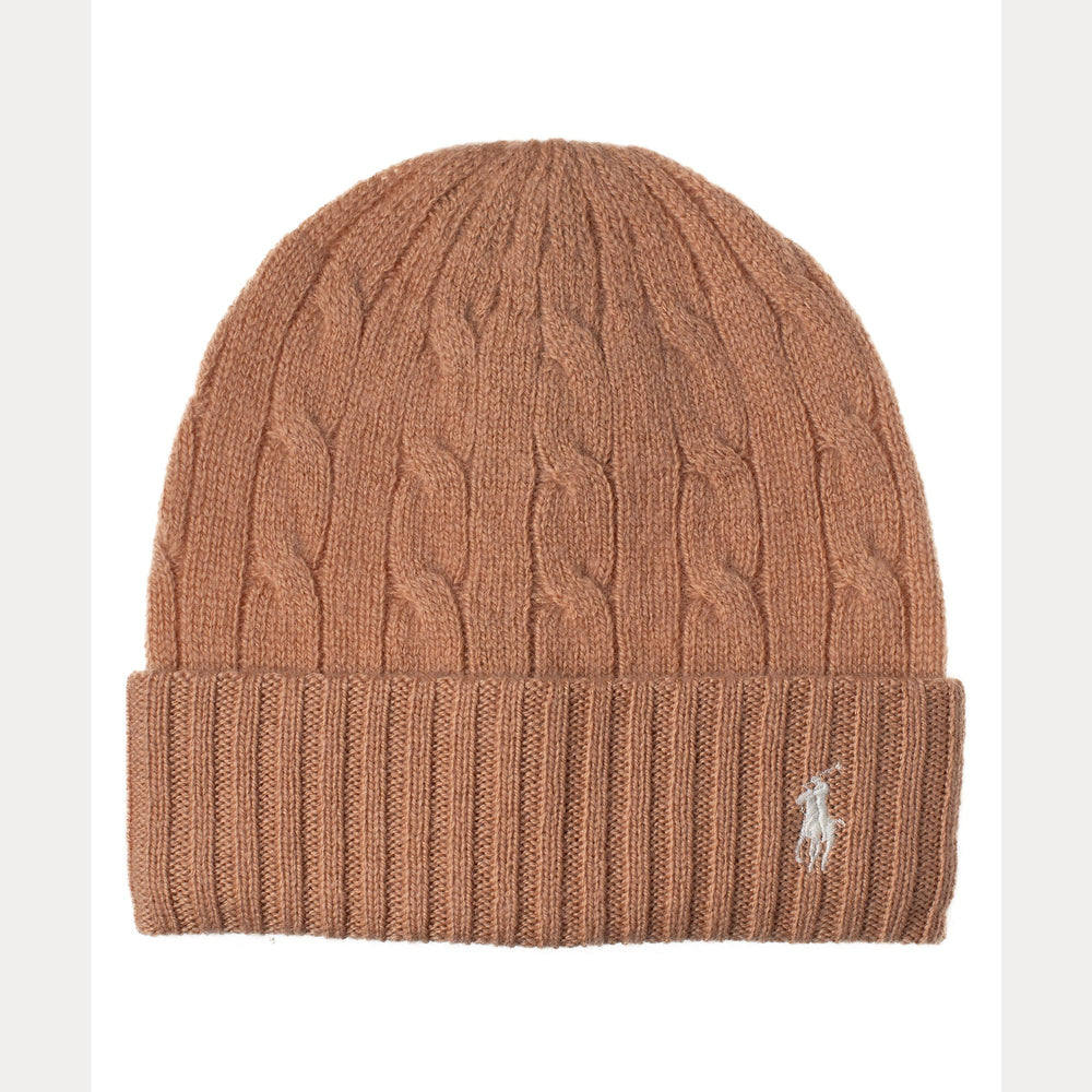 CABLE-KNIT WOOL-CASHMERE BEANIE – Accessorio premium elegante