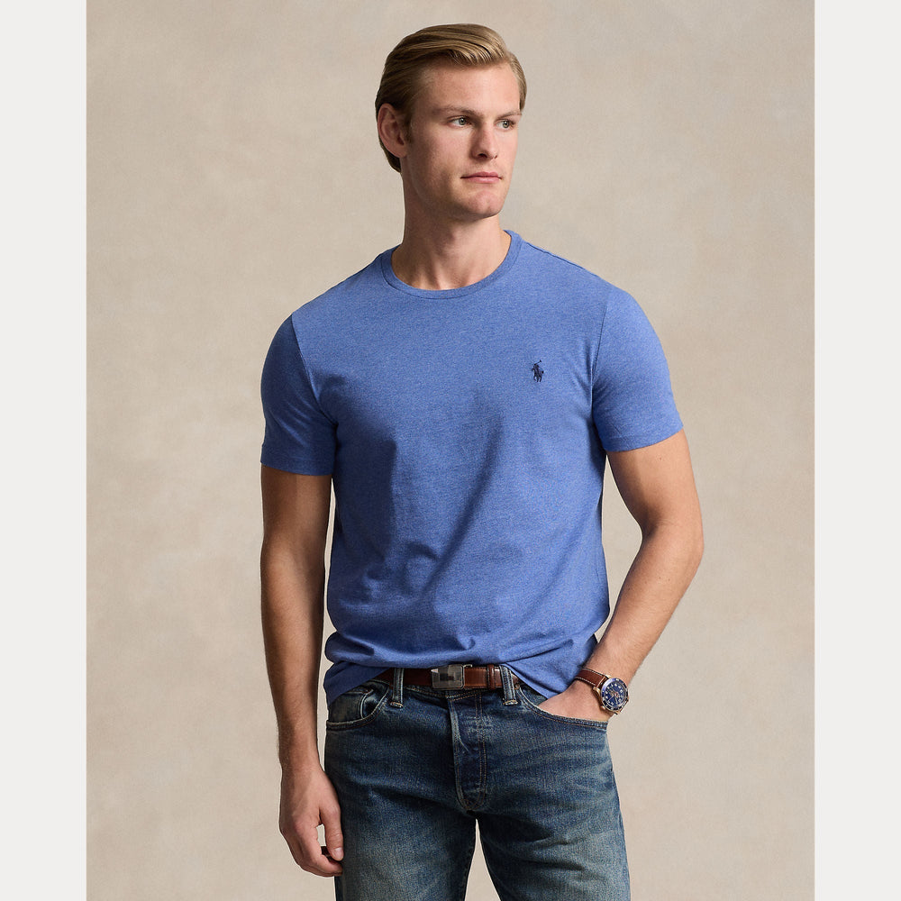 CUSTOM SLIM FIT JERSEY CREWNECK T-SHIRT – Accessorio premium elegante