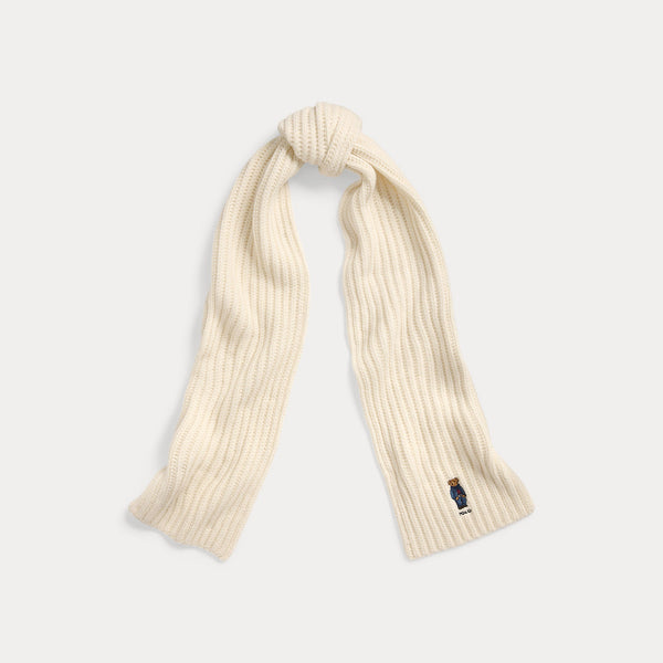 POLO BEAR RIB-KNIT SCARF – Accessorio premium elegante