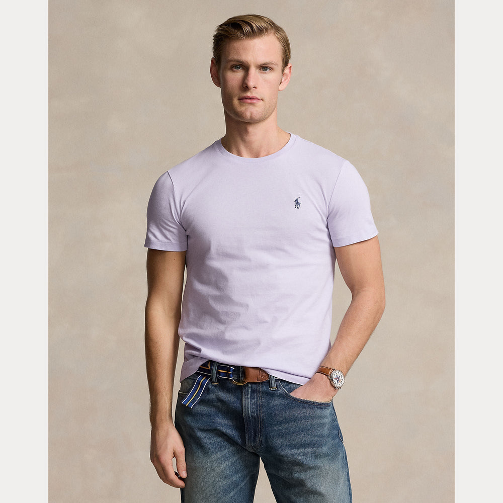 CUSTOM SLIM FIT JERSEY CREWNECK T-SHIRT – Accessorio premium elegante