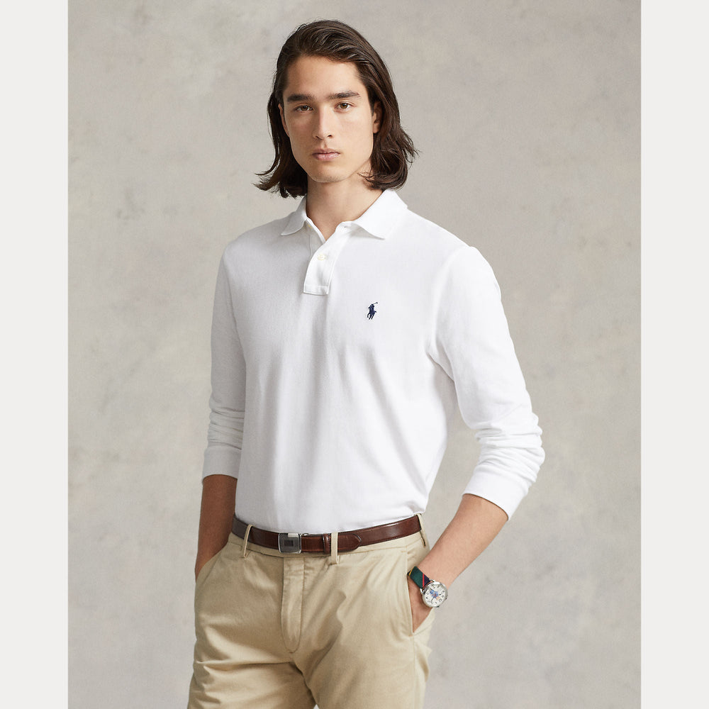 CUSTOM SLIM FIT MESH POLO SHIRT – Accessorio premium elegante