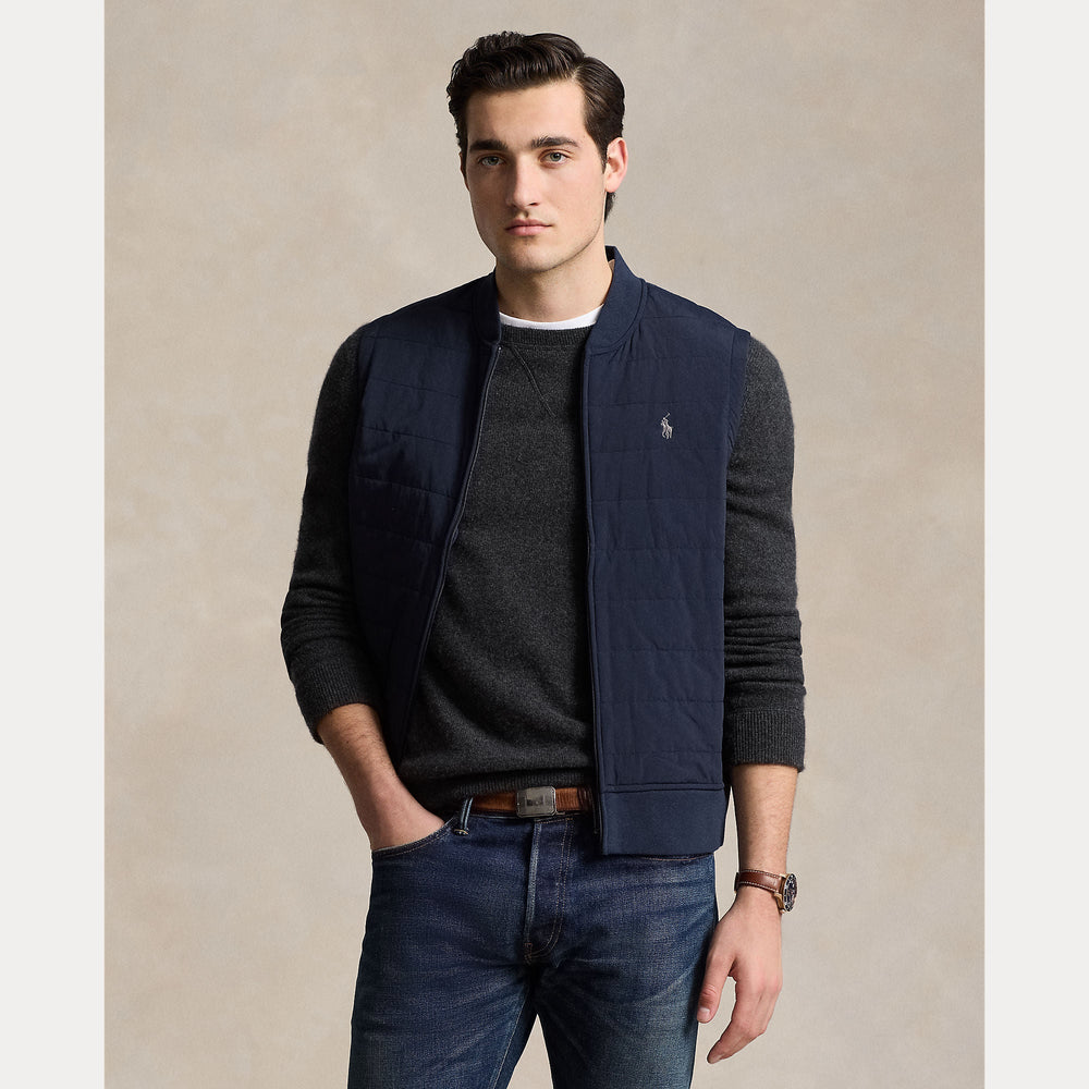 QUILTED HYBRID VEST – Accessorio premium elegante