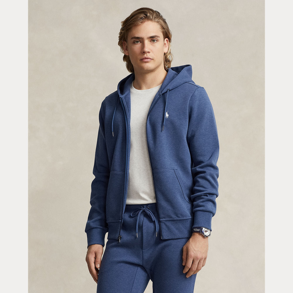 DOUBLE-KNIT FULL-ZIP HOODIE – Accessorio premium elegante