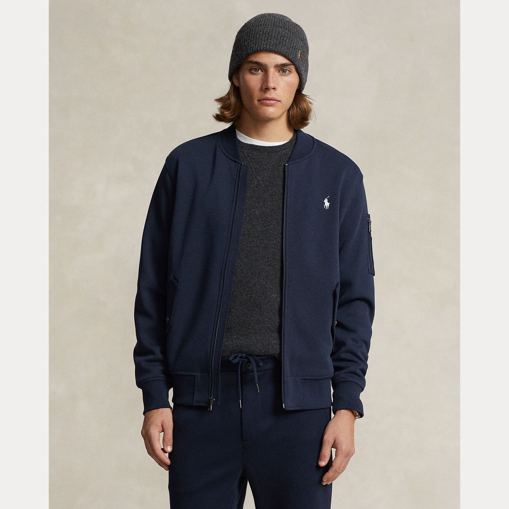 DOUBLE-KNIT BOMBER JACKET – Accessorio premium elegante