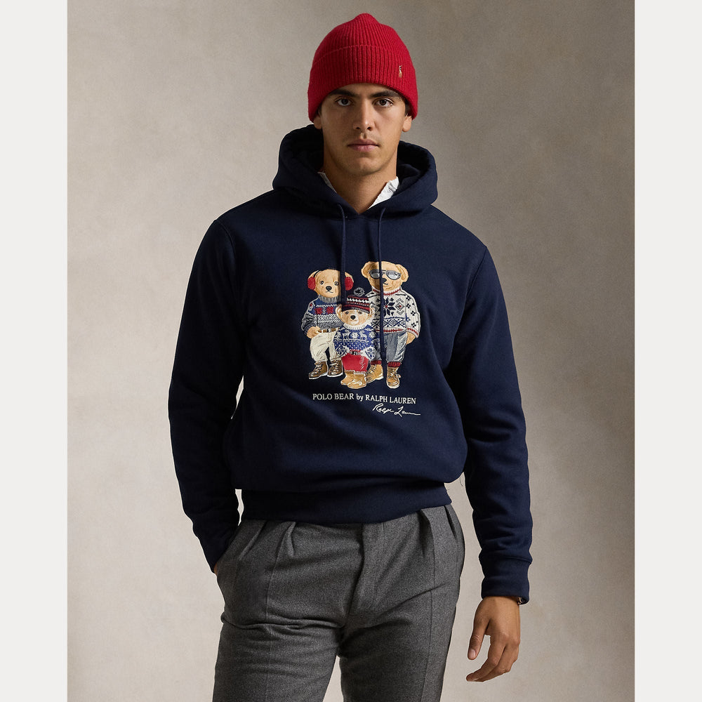 POLO BEAR FAMILY FLEECE HOODIE – Accessorio premium elegante